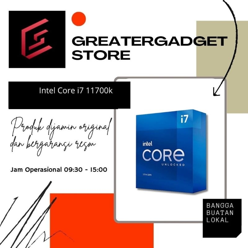 Intel Core i7, Gen 11 , 11700k