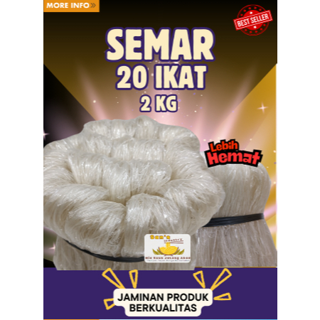 

Semar mie soun kenyal asli klaten 20 ikat berat 2 kg mie panjang, tidak mudah putus