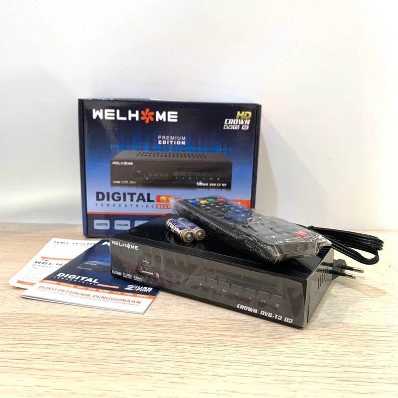 STB Set Top Box WELHOME Siaran TV Digital SNI Terbaik
