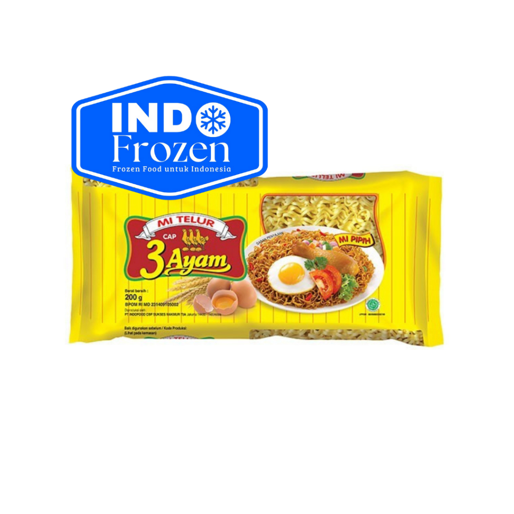 

CAP 3 AYAM MIE TELUR 200GR
