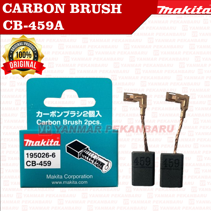 CB459 CARBON BRUSH SPUL ARANG BOSTEL BROSTEL CB 459 MAKITA ORIGINAL ASLI