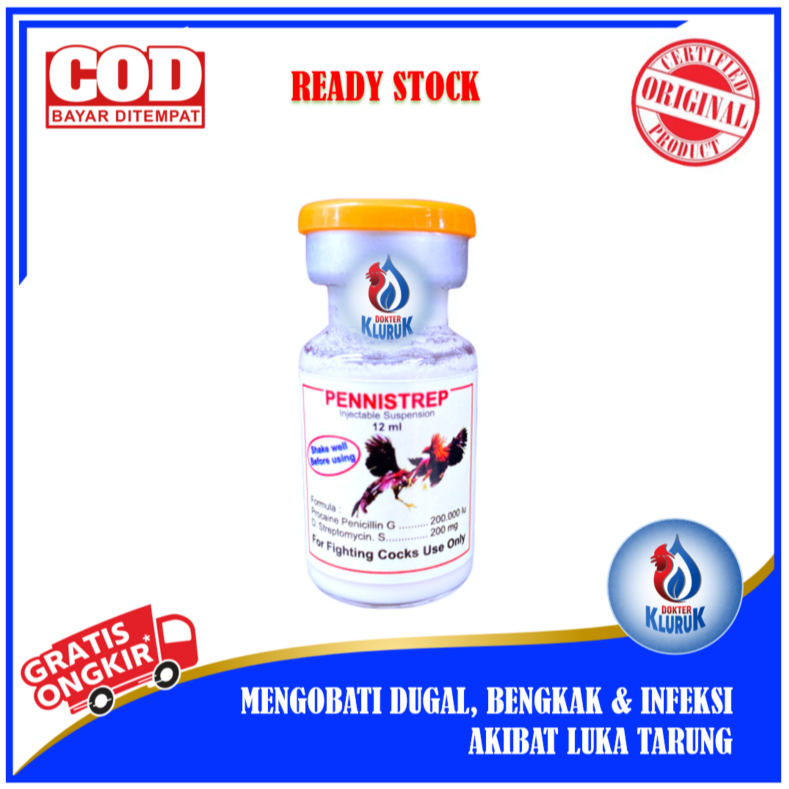 Pennistrep Obat Ayam Anti Dugal Bengkak Infeksi - (12ml)