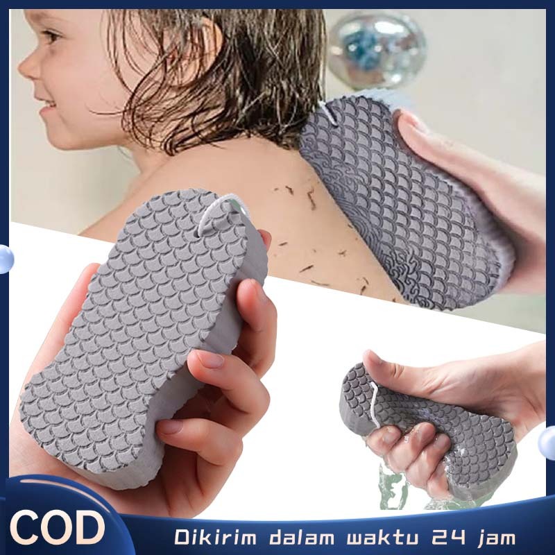 Penggosok Daki Spon Mandi Penghilang Daki Spon Penghilang Daki Spon Badan Penghilang Daki
