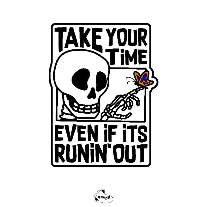 

Sticker kata kata - Take ur time P06