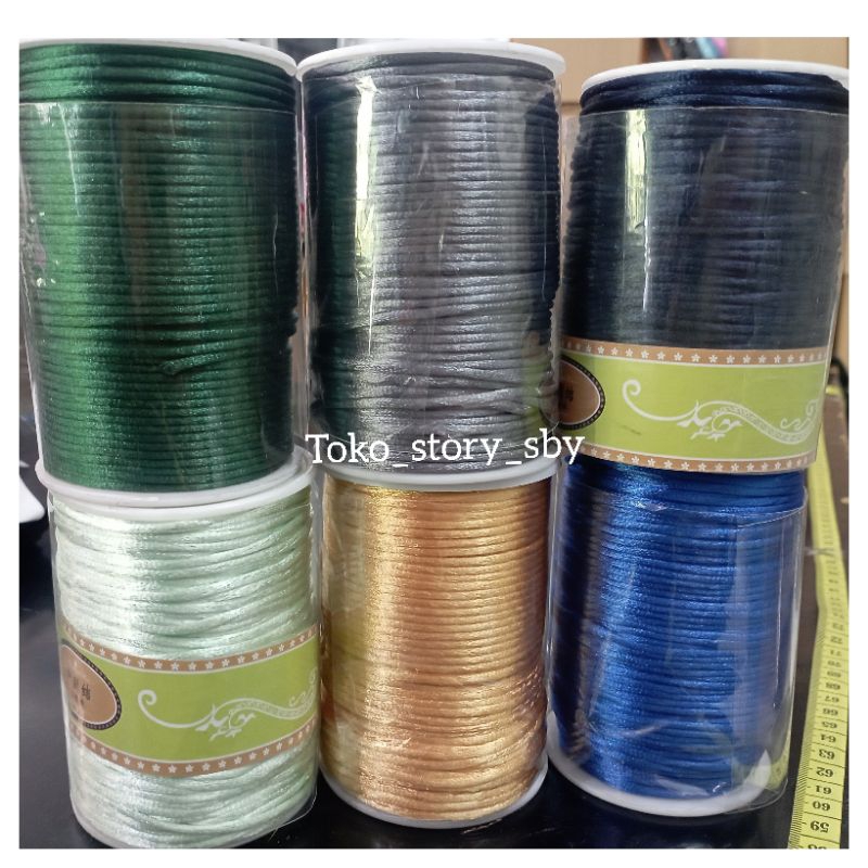 

1 ROL ( 100 METER ) - TALI CINA TALI SATIN 2 MM
