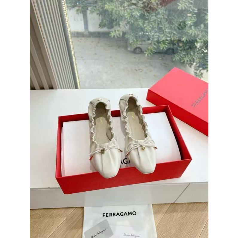 FERRAGAMO Bow Ballet Shoes