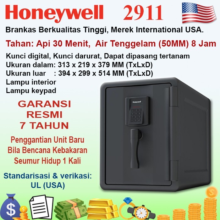 Brankas HONEYWELL 2911 Brankas Tahan Api dan Air Garansi Resmi