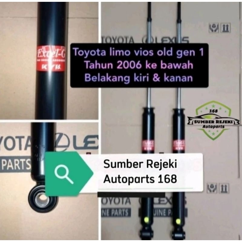 Shockbreaker belakang Toyota Limo Vios Lama Gen 1