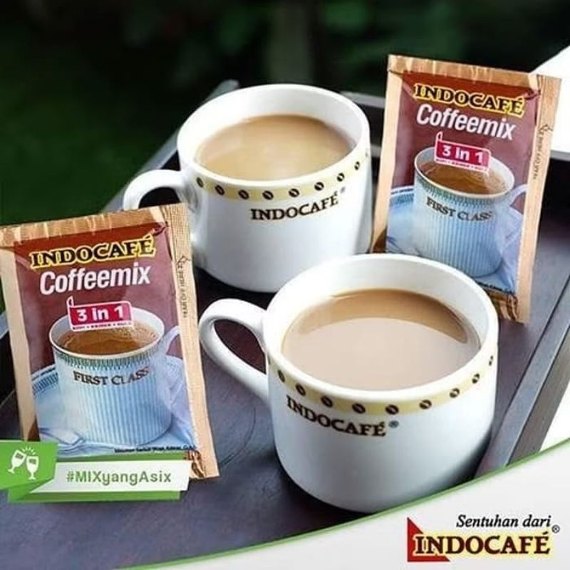 

Kopi Indocafe Coffeemix 3in1 1 renceng 10 sachet