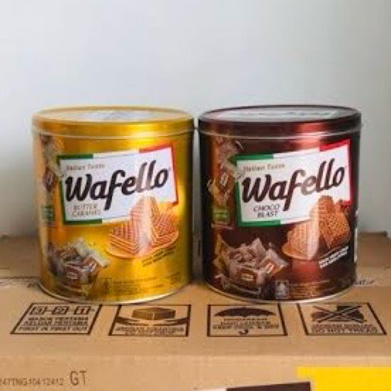 

WAFELLO KALENG COKLAT / CARAMEL 234/ 228GR