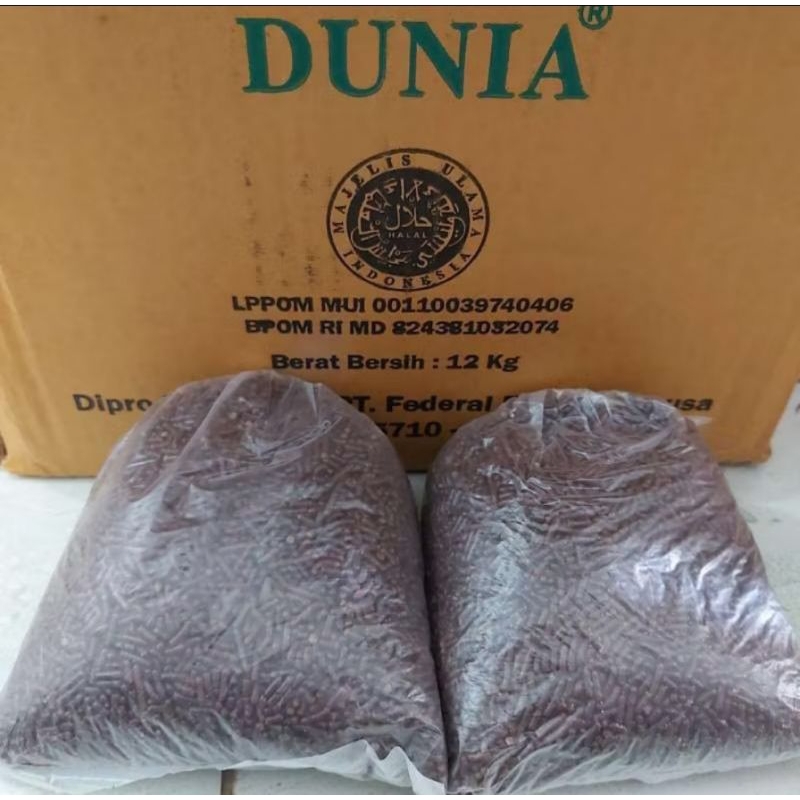 

meses coklat merek dunia 1kg