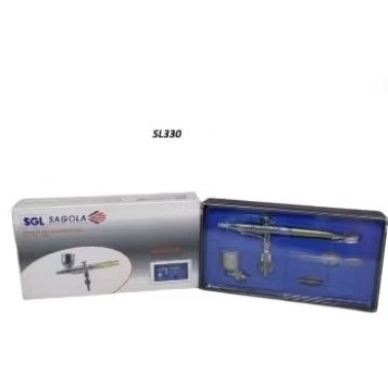 Air Brush Kit Pen Brush Spray Gun Lukis Merk SAGOLA