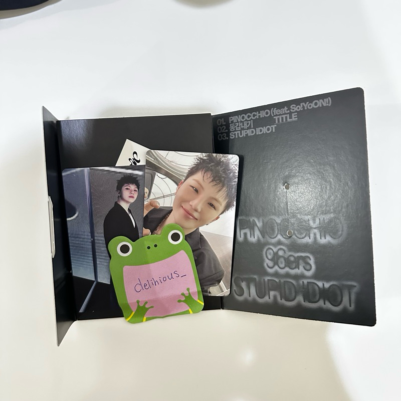 READY STOCK [UNSEALED] BEAM HOSHIxWOOZI SEVENTEEN WEVERSE VER