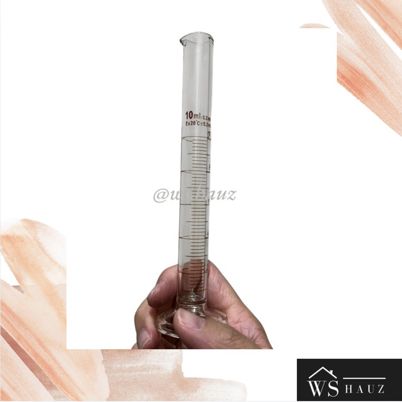 GELAS UKUR GELAS TAKAR TABUNG KACA UKURAN 10ML