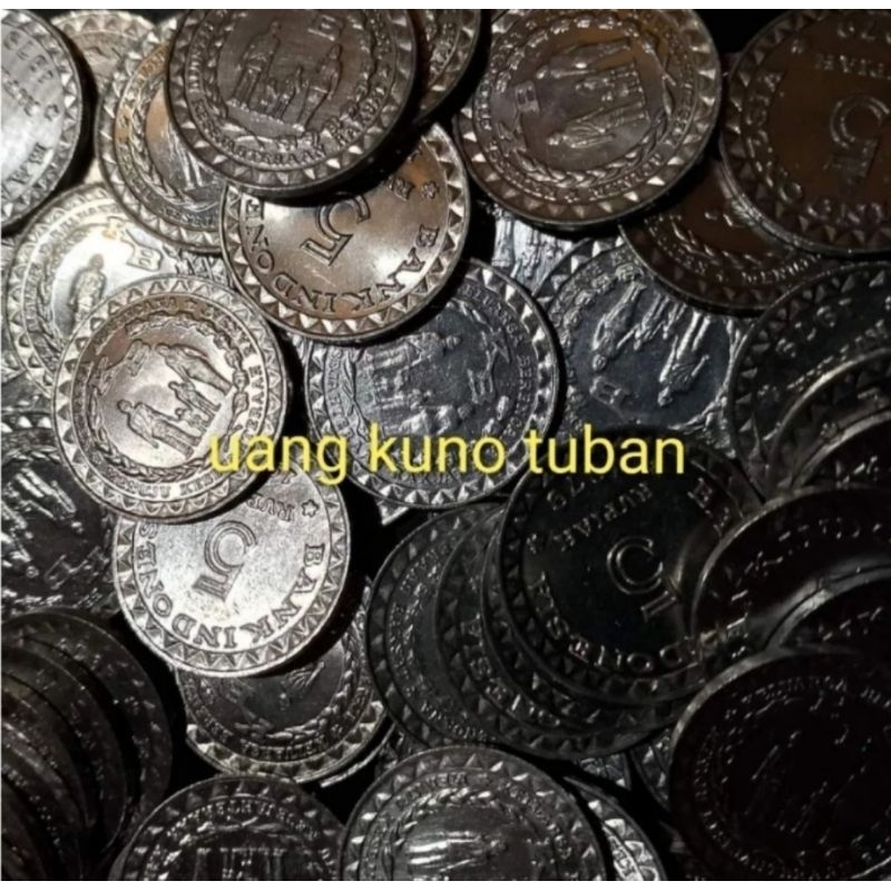 Uang koin Kuno 5 Rupiah Koin KB Kecil Tahun 1979