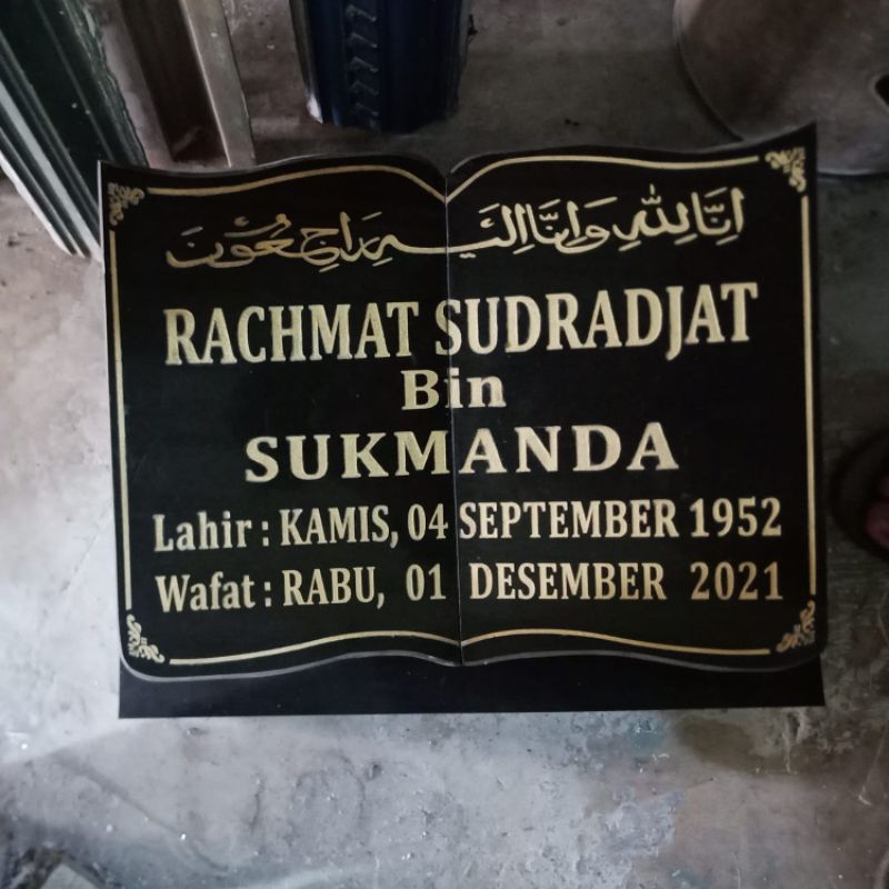 BATU NISAN FULL GRANIT MODEL BUKU