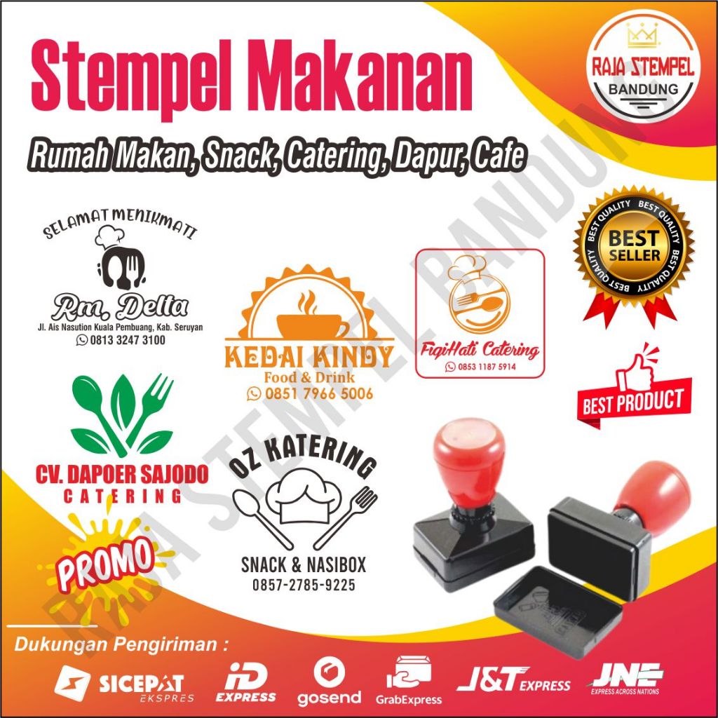 

Stempel Flash Logo Makanan || Stempel Makanan Custom || Stempel Kemasan || Stempel Dagangan || Stampel Makanan