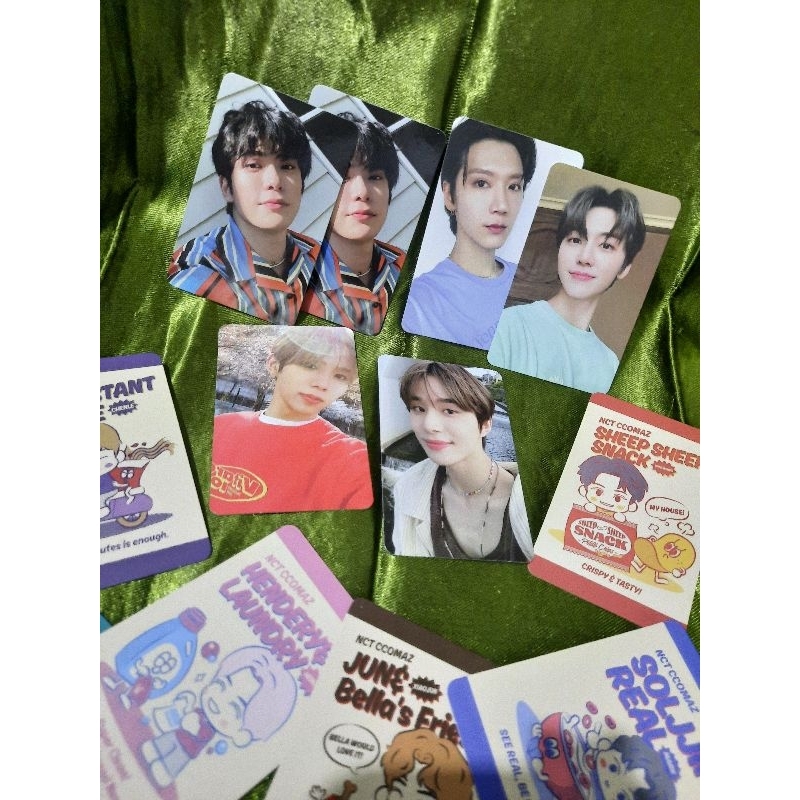 Photocard Trading Card NCT Ccomaz Orange ver Jaehyun Ten Jaemin Shotaro Jungwoo