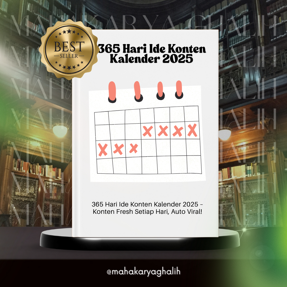 365 Hari Ide Konten Kalender 2025 – Konten Fresh Setiap Hari, Auto Viral