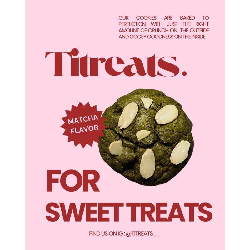 

Soft Cookies Matcha .
