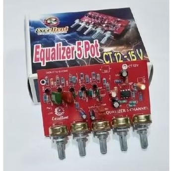 Kit Equaliser mono 5 potensio