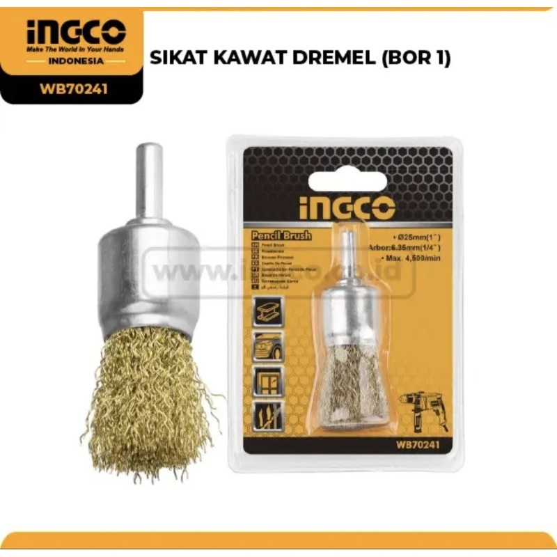 SIKAT KAWAT DREMEL BOR 1 INCHI INGCO