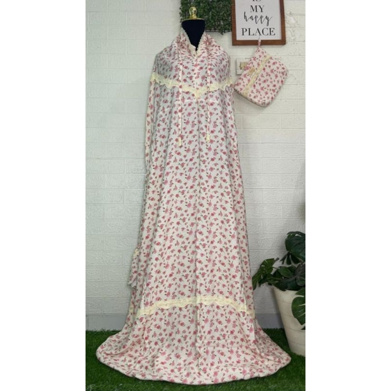 mukena fatimah 2 in 1 by alena / mukena terusan / mukena katun / mukena murah / mukena dewasa
