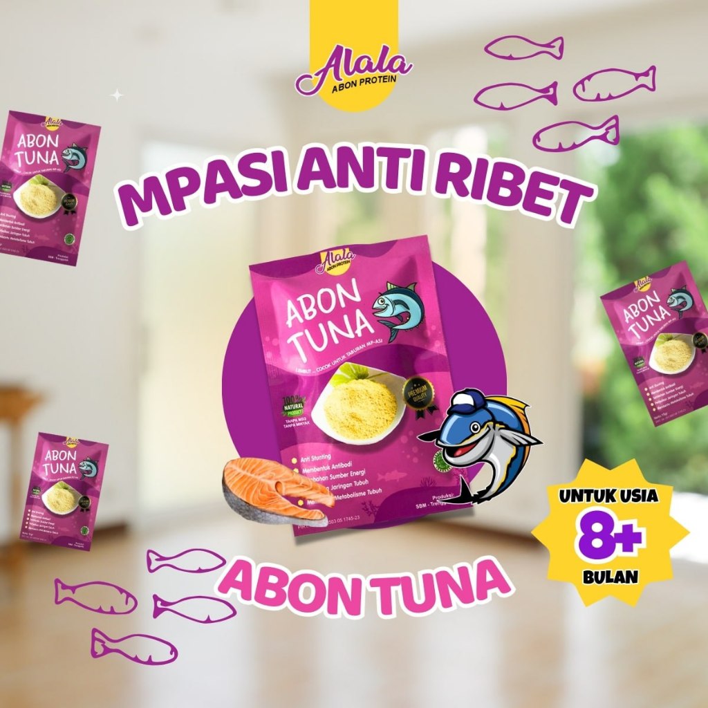 

Alala Abon Mpasi Booster Bb Bayi dan Anak Kemasan Sachet Rasa Tuna