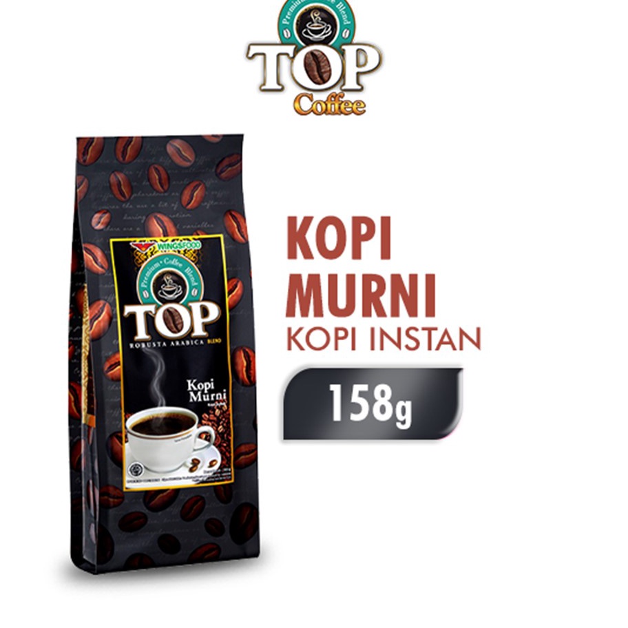 

Bisa Cod Top Coffee Kopi Murni Pack 158 gr