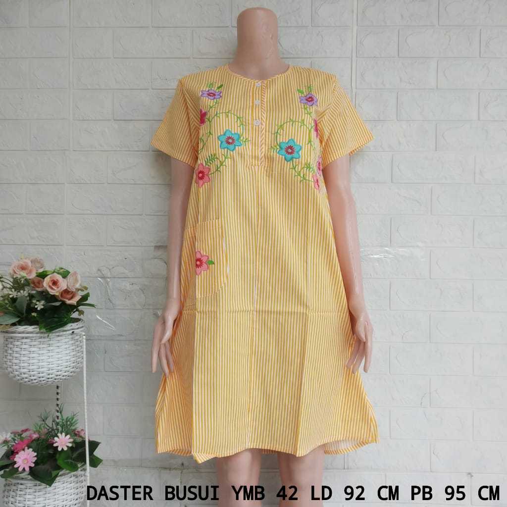 Daster Katun Bordir Pendek YUNYUN size M (YMB)
