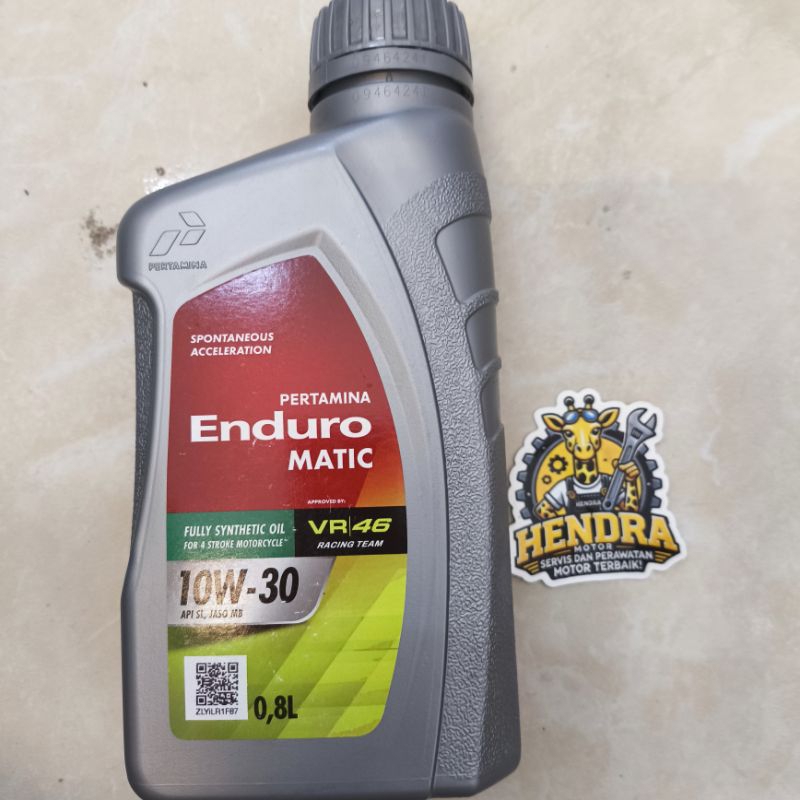 TERMURAH Oli Enduro Matic 10W-30 Synthetic 800ml Beat Vario Mio Original (ASLI)