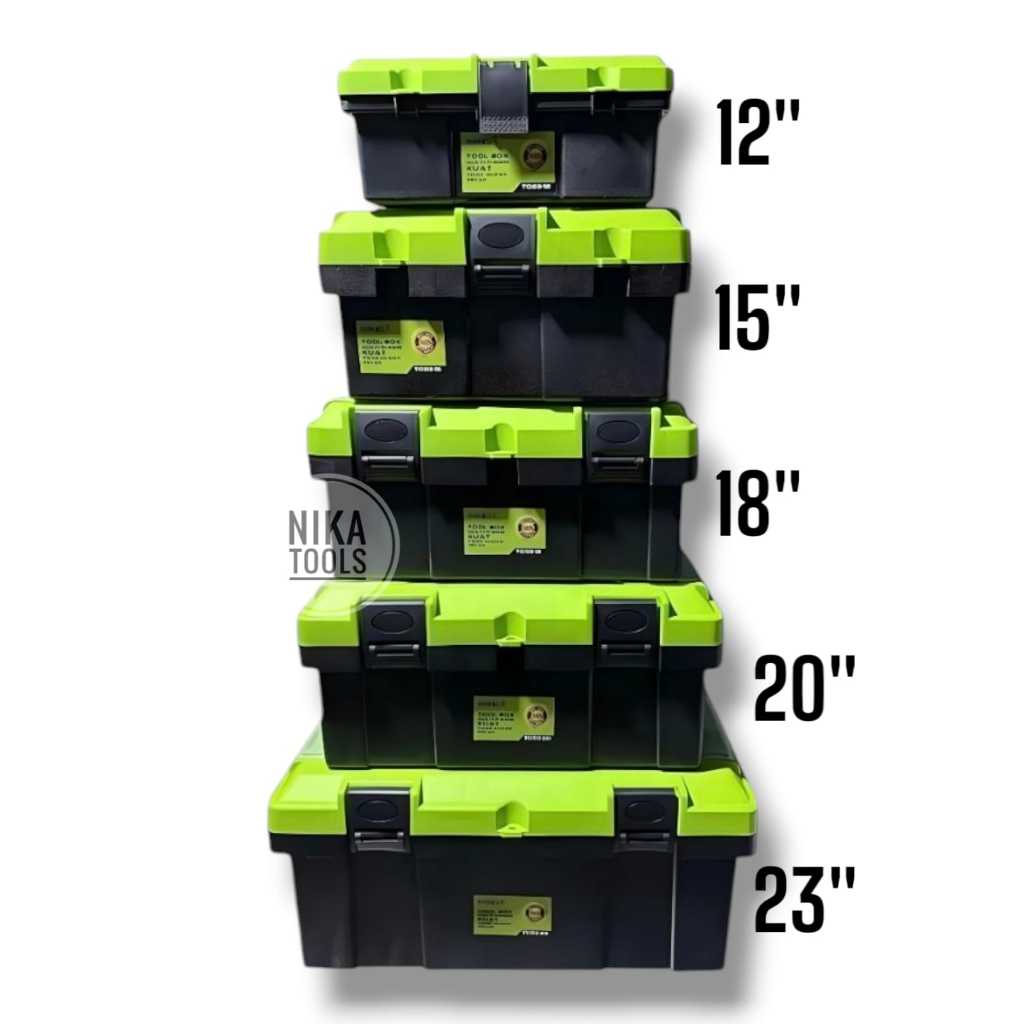 Tool Box PVC 20" Toolbox Toolkit Kotak Alat Perkakas Doziro