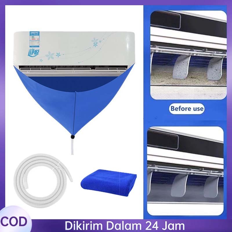 Cover Plastik Cuci AC Cover Cleaning Ac Plastik Buat Cuci AC Sarung Cuci AC Universal Sarung Cuci AC