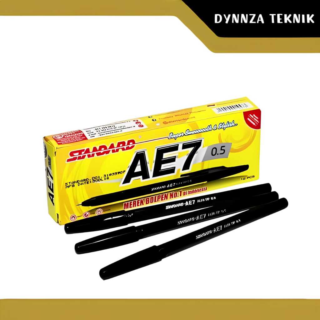 

Pulpen STANDARD AE7 Alfatip 0.5/Pena STANDARD AE7 0.5 12PC(1Pack)