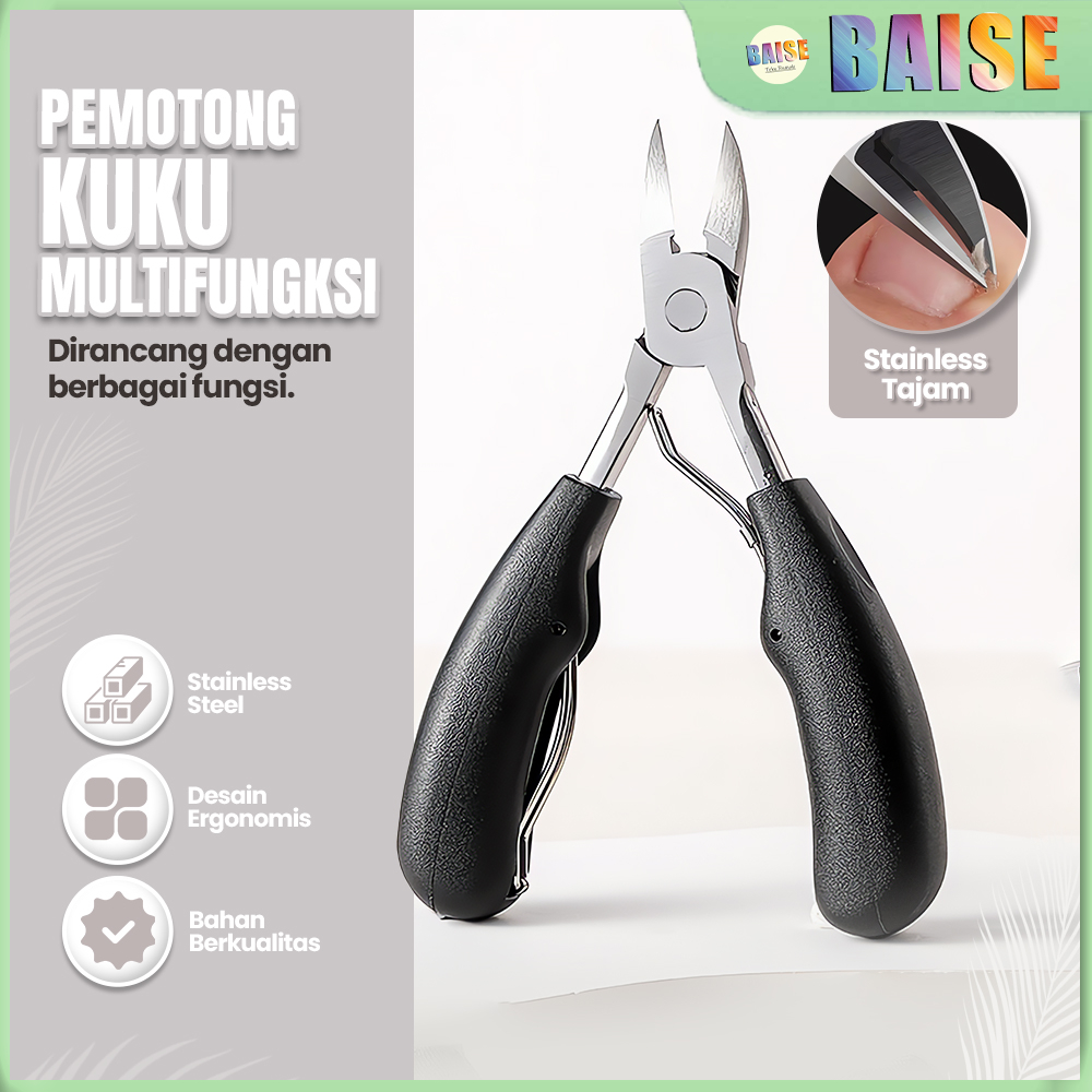 Gunting kuku untuk alur kuku, pemotong kuku paruh elang, pemotong kulit mati, pisau pedikur runcing