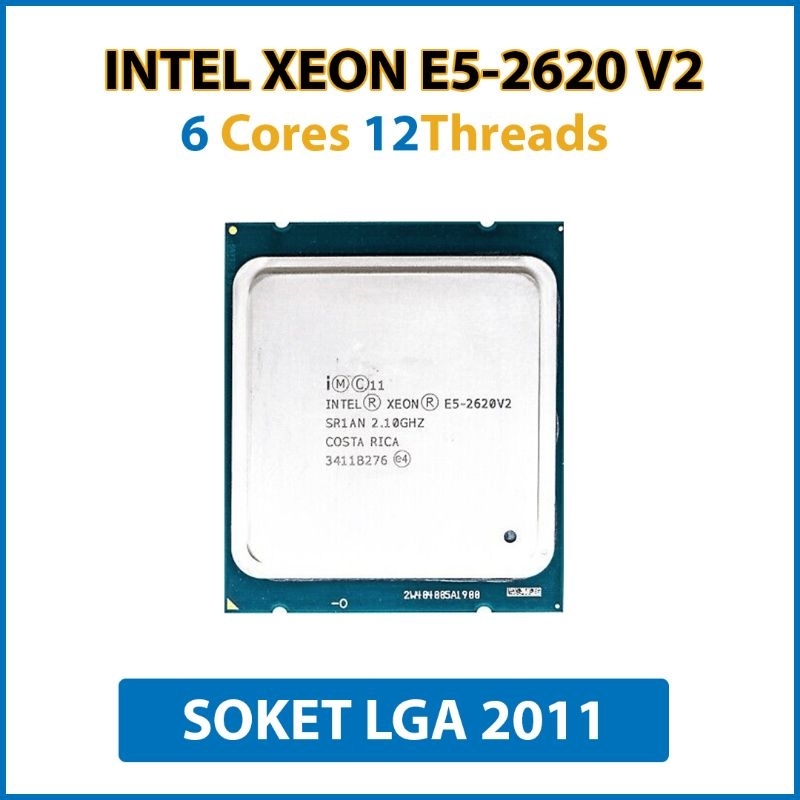 Prosesor Intel Xeon E5-2620 V2 6 Cores 12 Threads