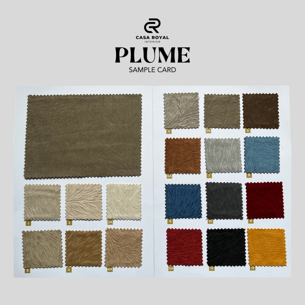 PLUME Kain Sofa / Kain Interior / Kain Polos / Kain velvet / Kain Interior/ Kain Sofa Emboss -