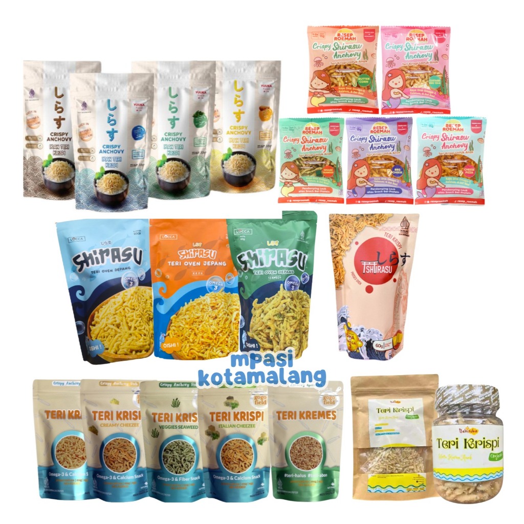 

YUUKA PUREELAND BEBISUKA RESEP ROEMAH KUANGS GOGOFIELD 30G LOCCA 80G TERI KRISPI/ TERI KREMES -SNACK TERI MPASI ANAK