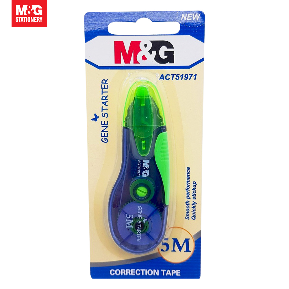 M&G Correction Tape Tip Ex Kertas Roll Mini 5 Meter - Biru
