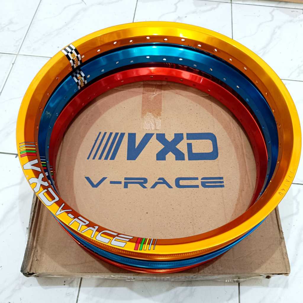 Velg Almini VXD Jin Fei 140 160 x 17  x 14 / Rim Aluminium Jari Jari motor Bebek Matic Ring 14 Ring 