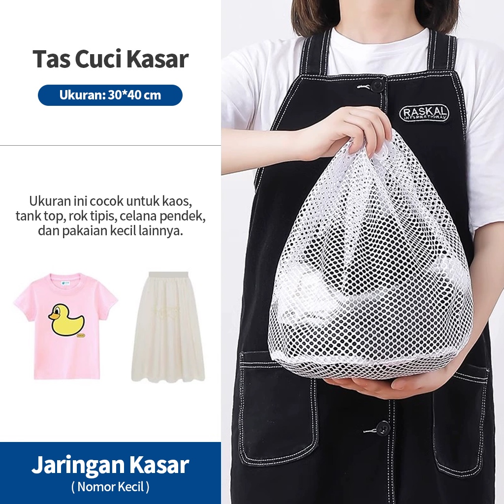 Laundry Bag Serut Laundry Net Serut Kantong Jaring Bra Jaring Serut