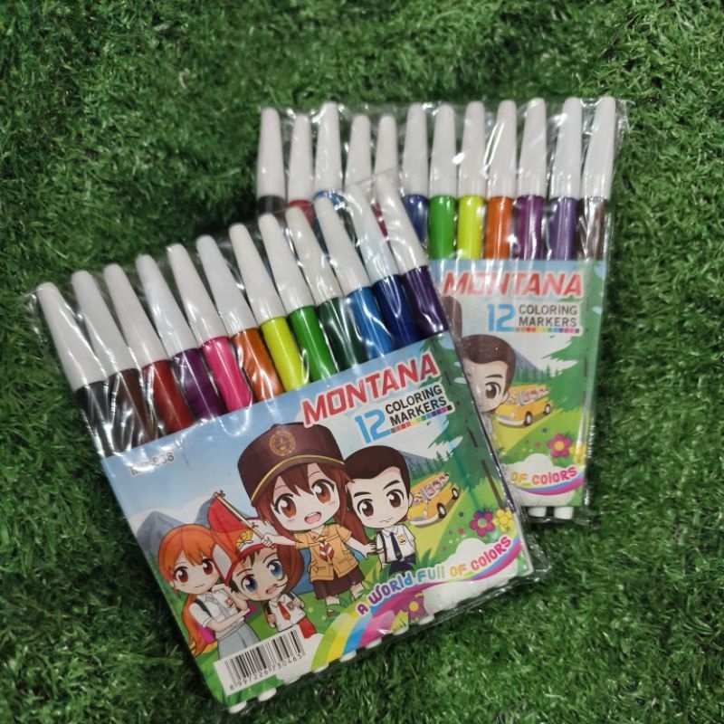

spidol 12 warna seri MP 838 MONTANA/murah,menguntungkan dijual kembali