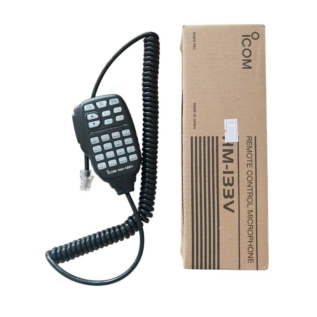 PTT / EKSTRA MIC RADIO HT RIG MOBIL ICOM HM-133V