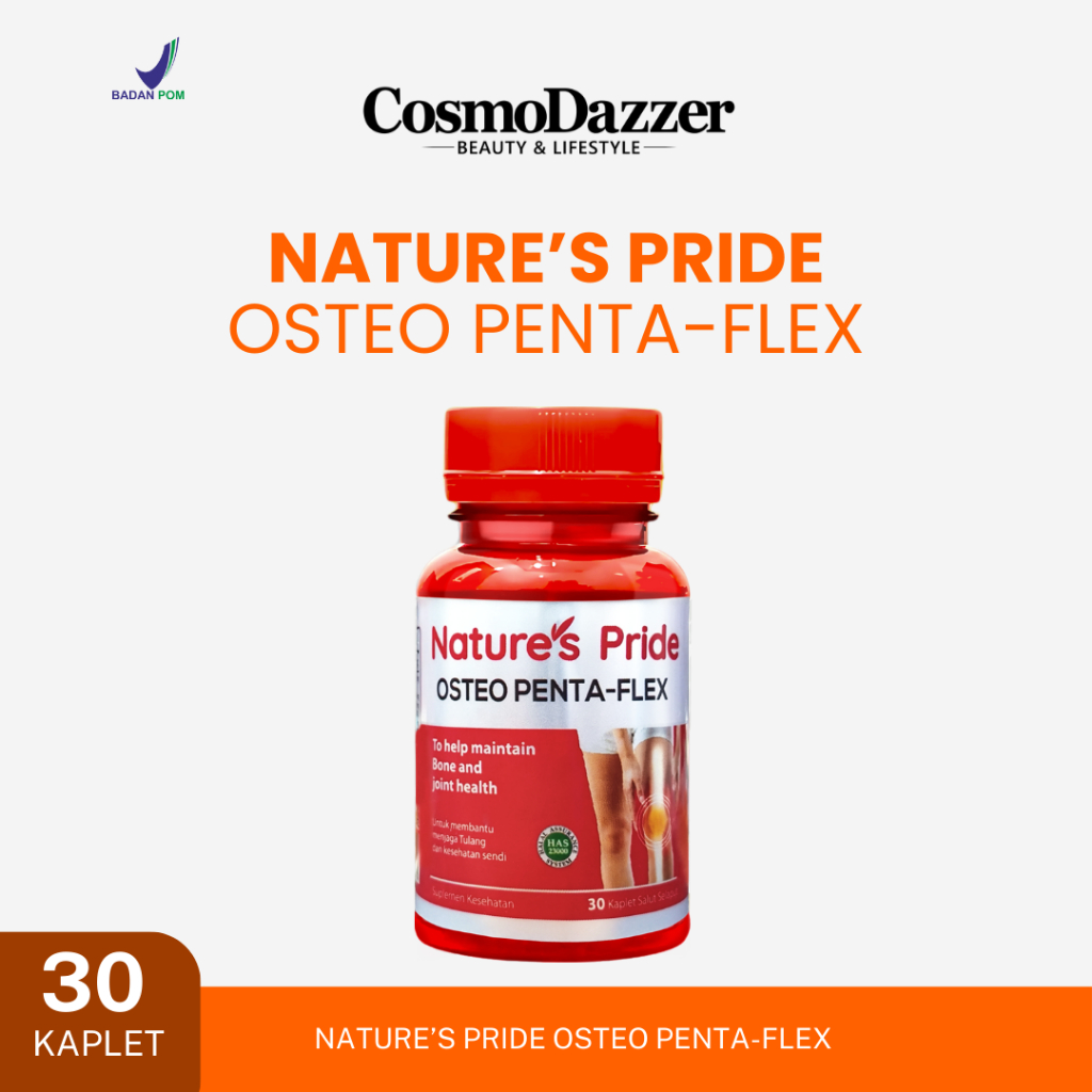NATURE'S PRIDE Osteo Penta Flex isi 30 dan 100 Glucosamin HCL 500MG - SUPLEMEN KESEHATAN