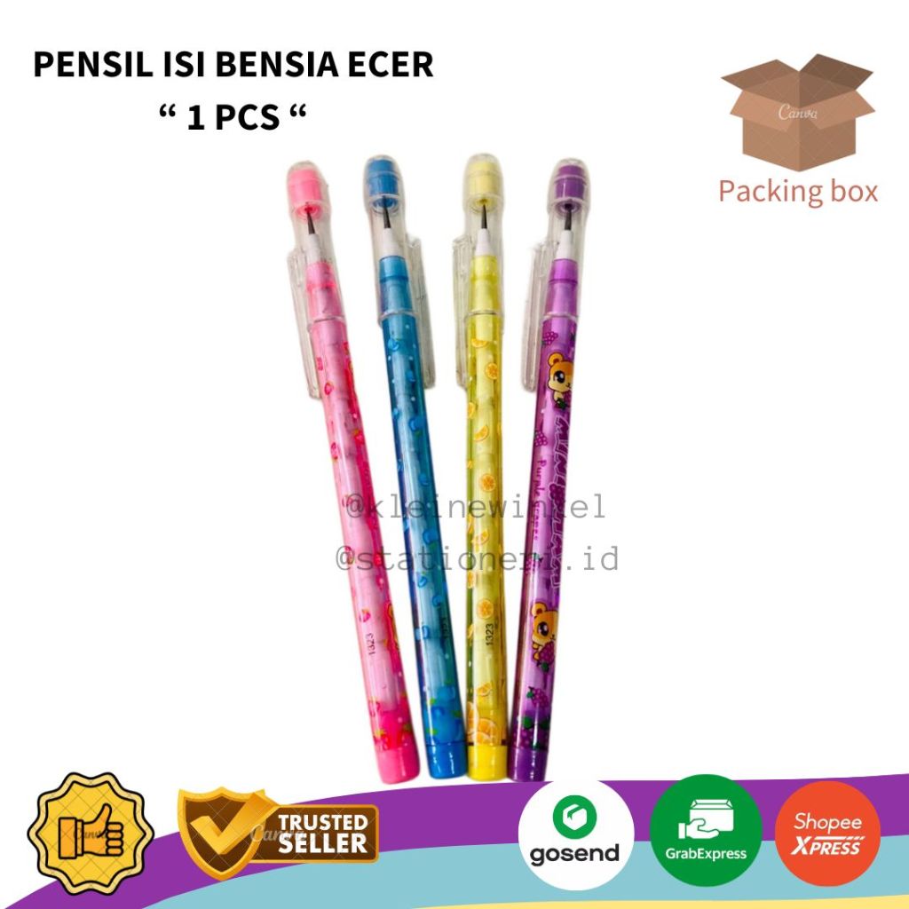 

Pensil Isi Susun BENSIA Motif Lucu [ ECER 1 PCS ]