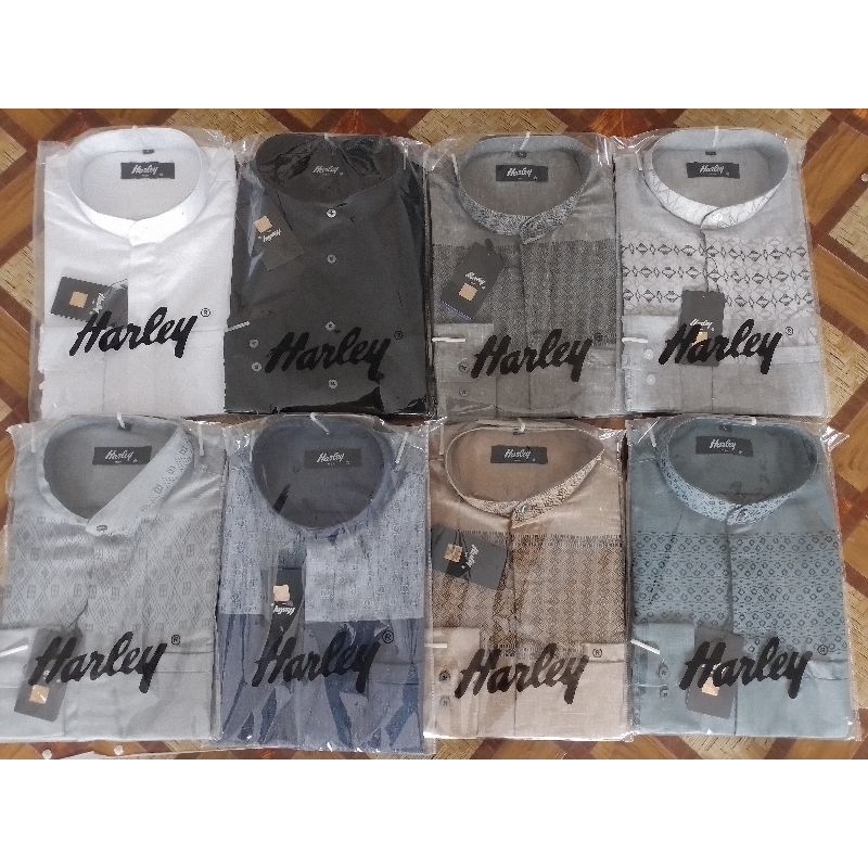 koko kemeja harley Lengan panjang original