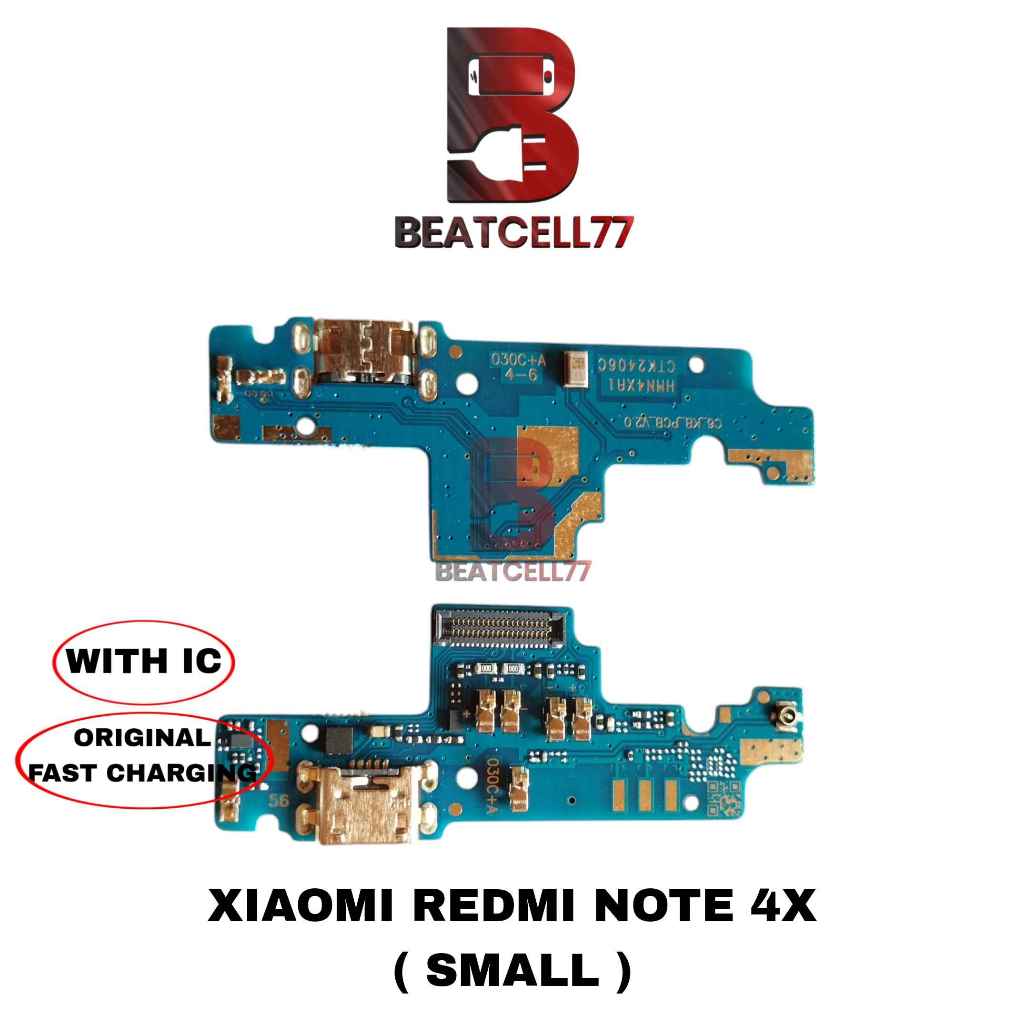 Konektor Charger Redmi Note 4x (Small) Papan Pcb
