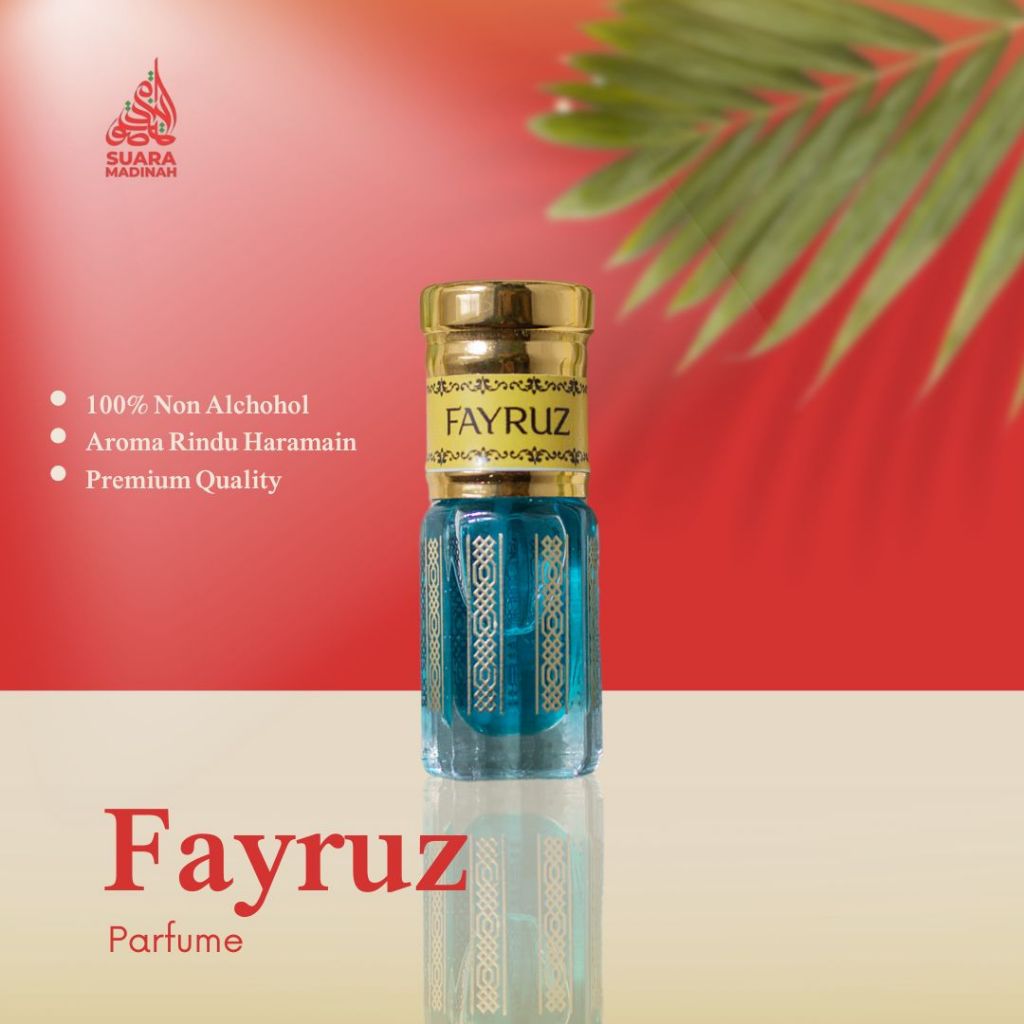 Suara Madinah - FAYRUZ Parfum Luxury Non Alkohol Arab Haramain Tahan Lama Beraroma Manis dan Segar B