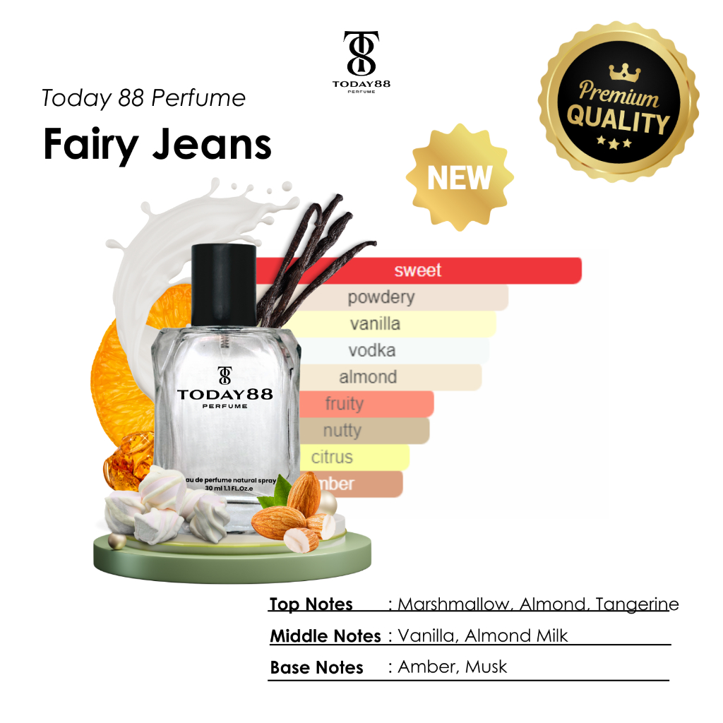 NEW Fairy Jeans Premium - Parfum Wanita Today 88 Perfume