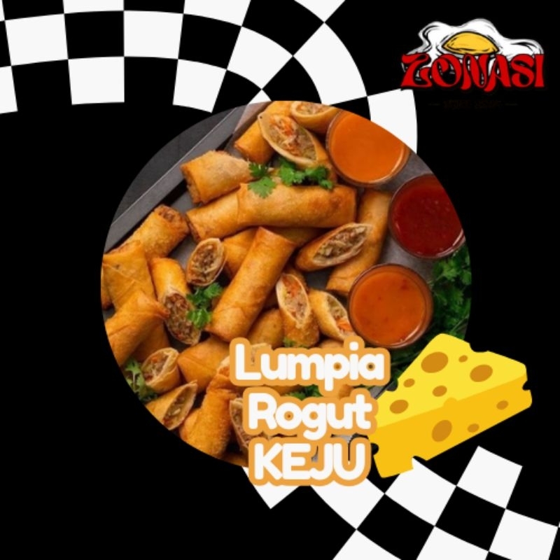 

LUMPIA ROGUT KEJU FROZEN FOOD ZONASI (8PCS)